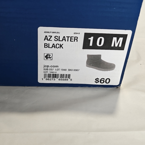 Women’s Slater Flat Heel Winter Boots Arizona Jean Co Black New - Picture 10 of 10